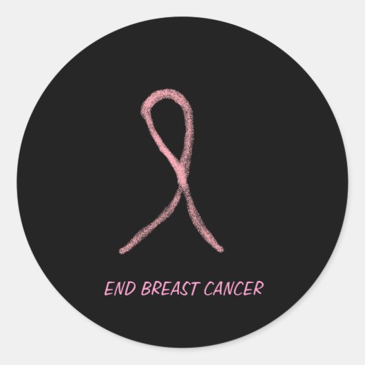 Voor het goede doel ronde sticker (Voorkant)