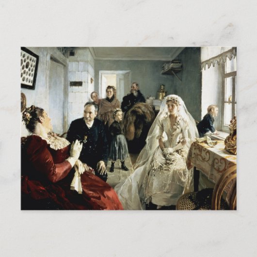 Voor het huwelijk, 1880 briefkaart (Voorkant)