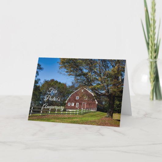 Voor het Jubileum van de dominee Kaart (Voorkant)