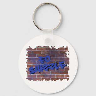 voor het ontwerp van shizzle graffiti sleutelhanger