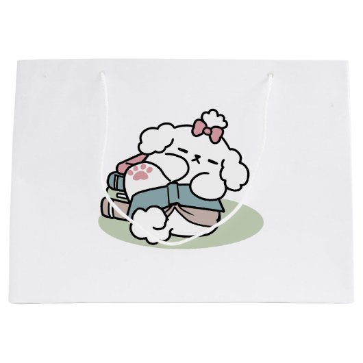 Voor het slapengaan met mijn pup - boek en Hondenl Groot Cadeauzakje (Voorkant)