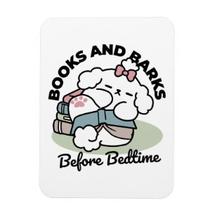 Voor het slapengaan met mijn pup - boek en Hondenl Magneet