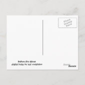 Vóór het Storm Briefkaart (Achterkant)