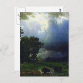 Vóór het Storm van Bierstadt Briefkaart (Voorkant / Achterkant)