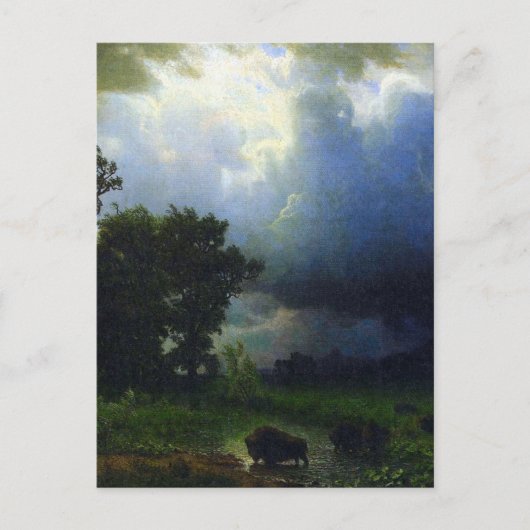 Vóór het Storm van Bierstadt Briefkaart (Voorkant)