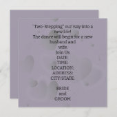 Voor het thema bruiloft uitnodiging formulering (Voorkant / Achterkant)