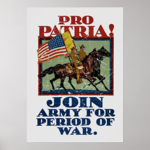 Voor het Vaderland! Legerpropaganda Poster