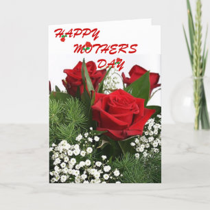 VOOR het Wenskaart van het MAMMA Bedankkaart