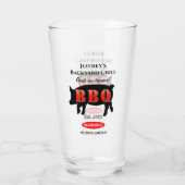 Voor Him Backyard Grilling BBQ Pint Beer Drink Glas (Achterkant)