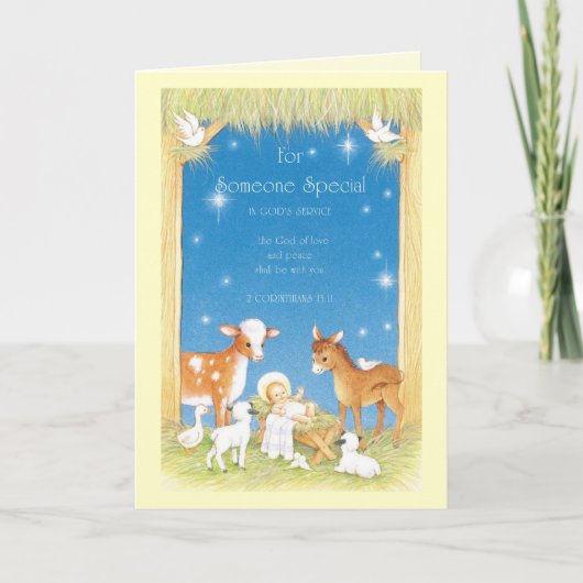 Voor iemand speciaal feestdagen kaart (Voorkant)