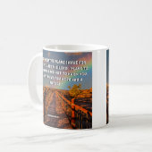 Voor ik de plannen Jeremiah 29 Bijbelversie ken Koffiemok (Voorkant links)