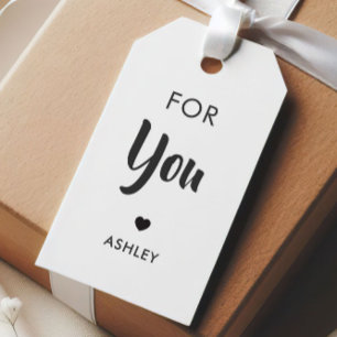 Voor je cadeau Label, elk Label van een voorval, K Cadeaulabel