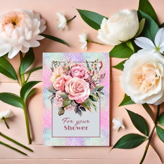 Voor je douche notitiekaartje