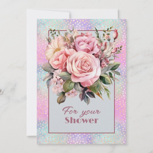 Voor je douche notitiekaartje (Voorkant)