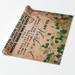 Voor je Geweldige man, Husband Birthday Gift Cadeaupapier