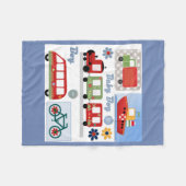 Voor jongen fleece deken (Voorkant (Horizontaal))