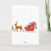 Voor Jongen of Meisje Sinterklaas & Elfen Kerst Ki Feestdagen Kaart (Achterkant)