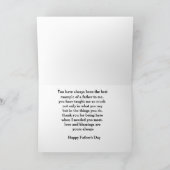 Voor jou op deze Vaderdag Kaart (Binnen)