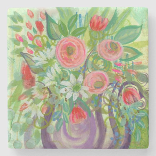 "Voor jou" stenen Onderzetter (Voorkant)