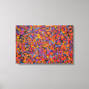 voor kabinet canvas afdruk