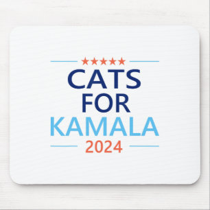 Voor Kamala Harris 2024 Kinderloze Kat Lady Jd Van Muismat