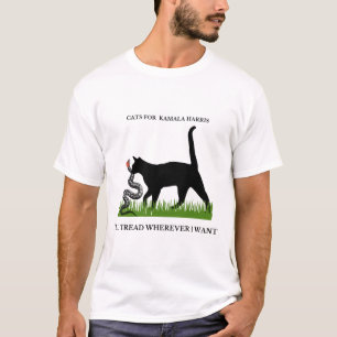 Voor Kamala Harris ga ik waar ik wil T-shirt