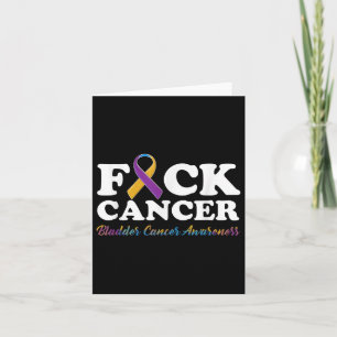 Voor kanker Shirt blaaskanker bewustzijnsgeschenke Kaart