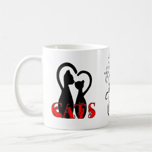 Voor kattenliefhebbers koffiemok