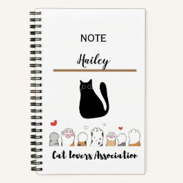 Voor kattenliefhebbers - Spiraal Notebook Notitieboek