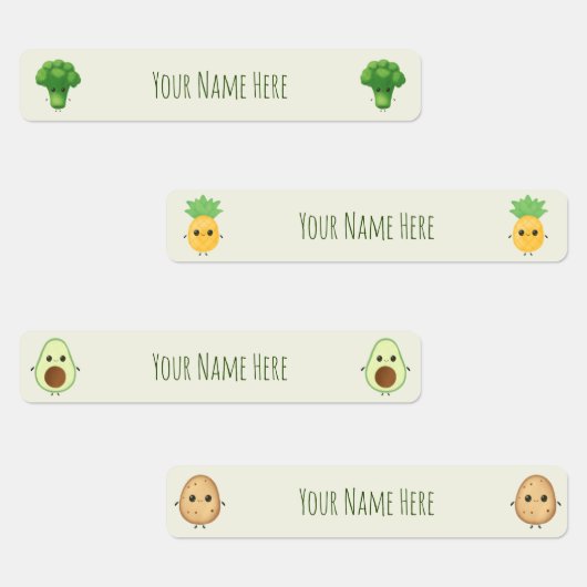 Voor kinderen gepersonaliseerde naam labels (Groep)