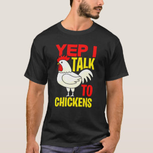 Voor kippen fokker van kippen t-shirt
