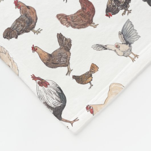 Voor kippenhokken fleece deken (Hoek)