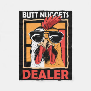 Voor kippenhouder humor fans Anus brokken dealer C Fleece Deken