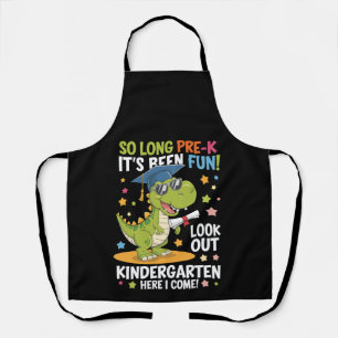 Voor kleuters afgestudeerd kleuterschool Dinosaur  Schort