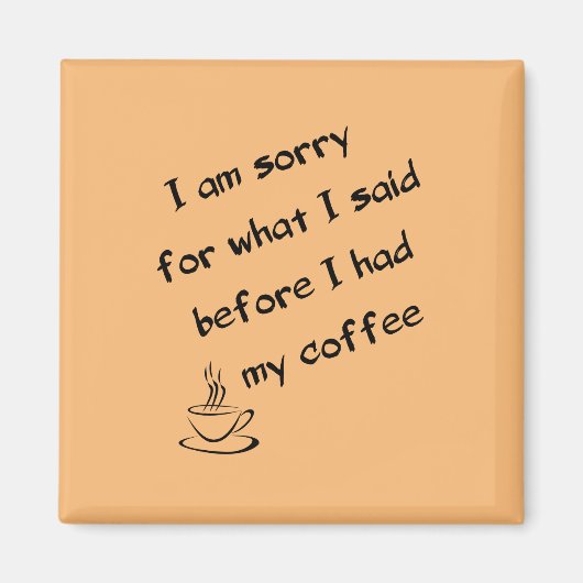 Voor koffie magneet (Voorkant)