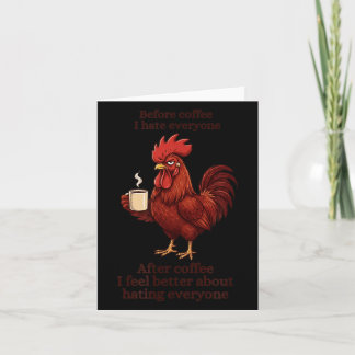 Voor Koffie Na Koffie Grappige S Humor Heren Kaart