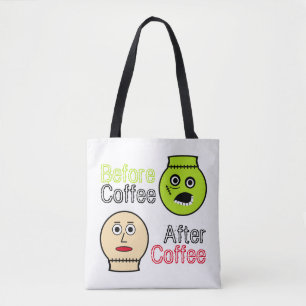 Voor koffie, na koffie, Koffee Monster Draagtas