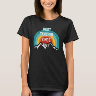 Voor leraar beste leraar sinds 1982 t-shirt