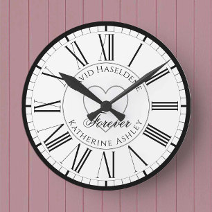 Voor Lovers in Love - a Forever Personalized Ronde Klok