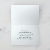 Voor mam op Moederdag. Rozen Kaart (Binnen)