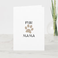Voor mama, dierenvriend Moederdag & verjaardag