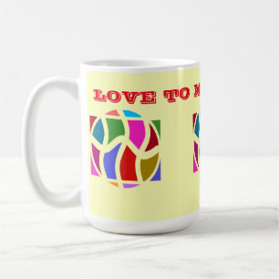 Voor Mama en Pap art crème kleuren bericht Koffiemok