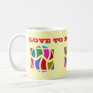 Voor Mama en Pap art crème kleuren bericht Koffiemok