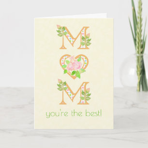 Voor mama op Moederdag met Rosebuds Kaart