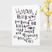 Voor Mamma Kaart (Gele Bloem)