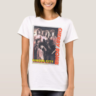 Voor mannen Cherry Bomb Hunger City Geweldige Musi T-shirt