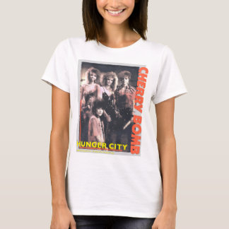 Voor mannen Cherry Bomb Hunger City Geweldige Musi T-shirt