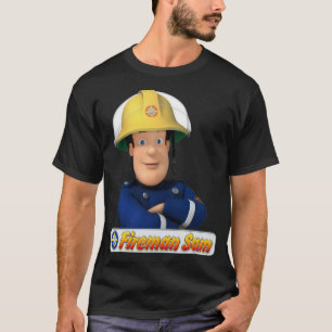 Voor mannen Fireman Children Cartoons Sam Awesom T-shirt