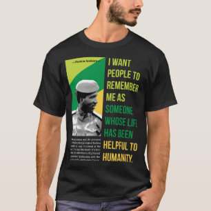 Voor mannen Thomas Revolutionary Sankara Geweldige T-shirt