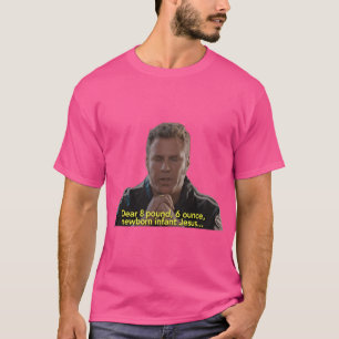 Voor mannen Vrouwen Baby Jesus Prayer Talladega Ni T-shirt